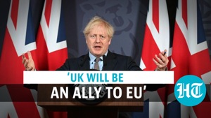 <p>British Prime Minister Boris Johnson said that the trade deal between the EU & the UK will bring new stability & certainty in their ties. 'We will be your friend, your ally, your supporter, and indeed never let it be forgotten, your number one market, because although we have left the EU, this country will remain culturally, emotionally, historically, strategically, geologically, attached to Europe,' Johnson said. The deal which has been struck after nine tough months of negotiations, would ensure Britain and the 27-nation bloc can continue to trade in goods without tariffs or quotas after the U.K. breaks fully free of the EU on New Year's Day. Watch the full video for all the details.</p> <p>British Prime Minister Boris Johnson said that the trade deal between the EU & the UK will bring new stability & certainty in their ties. 'We will be your friend, your ally, your supporter, and indeed never let it be forgotten, your number one market, because although we have left the EU, this country will remain culturally, emotionally, historically, strategically, geologically, attached to Europe,' Johnson said. The deal which has been struck after nine tough months of negotiations, would ensure Britain and the 27-nation bloc can continue to trade in goods without tariffs or quotas after the U.K. breaks fully free of the EU on New Year's Day. Watch the full video for all the details.</p>