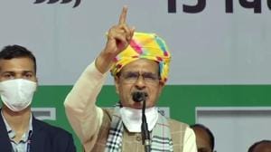 Madhya Pradesh CM Shivraj Singh Chouhan warned anti-social elements in Madhya Pradesh and asked them to not cause trouble.(ANI) Madhya Pradesh CM Shivraj Singh Chouhan warned anti-social elements in Madhya Pradesh and asked them to not cause trouble.(ANI)