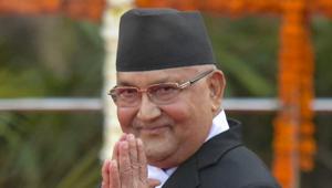 **EDS: FILE PHOTO** In this May. 30, 2019 file photo, Prime Minister of Nepal KP Sharma Oli in New Delhi. Nepal’s Prime Minister K P Sharma Oli on Sunday, Dec. 20, 2002 got the President to dissolve Parliament, a controversial move amidst a prolonged tussle for power between him and former premier Pushpa Kamal Dahal “Prachanda” within the ruling dispensation. (PTI Photo/Vijay Verma) (PTI20-12-2020_000165B) **EDS: FILE PHOTO** In this May. 30, 2019 file photo, Prime Minister of Nepal KP Sharma Oli in New Delhi. Nepal’s Prime Minister K P Sharma Oli on Sunday, Dec. 20, 2002 got the President to dissolve Parliament, a controversial move amidst a prolonged tussle for power between him and former premier Pushpa Kamal Dahal “Prachanda” within the ruling dispensation. (PTI Photo/Vijay Verma) (PTI20-12-2020_000165B)