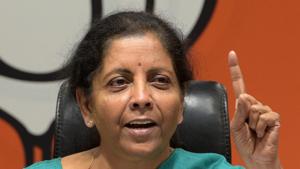 Finance Minister and BJP leader Nirmala Sitharaman asked Congress MP Rahul Gandhi to clear his stand on newly passed bills designed to reform the agricultural sector.(Mohd Zakir/HT PHOTO)