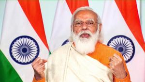 While one crore farmers will directly participate, over five crore of them will hear Modi’s speech, an official said.(PTI) While one crore farmers will directly participate, over five crore of them will hear Modi’s speech, an official said.(PTI)