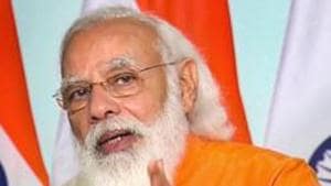 Prime Minister Narendra Modi will virtually address farmers across states on Friday.(PTI) Prime Minister Narendra Modi will virtually address farmers across states on Friday.(PTI)