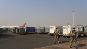 The state government, Delhi police, or airport authorities have not pressed any charges against the two so far.(Bloomberg) The state government, Delhi police, or airport authorities have not pressed any charges against the two so far.(Bloomberg)