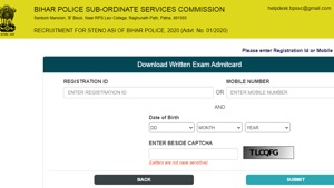 Bihar Police ASI Steno admit card released Bihar Police ASI Steno admit card released
