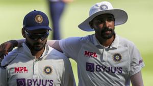 Melbourne : India's Rishabh Pant India's MD Siraj walks from the field during play on day one of the Boxing Day cricket test between India and Australia at the Melbourne Cricket Ground, Melbourne, Australia, Saturday, Dec. 26, 2020 (AP) Melbourne : India's Rishabh Pant India's MD Siraj walks from the field during play on day one of the Boxing Day cricket test between India and Australia at the Melbourne Cricket Ground, Melbourne, Australia, Saturday, Dec. 26, 2020 (AP)