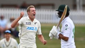 Photo of New Zealand bowler Kyle Jamieson(Twitter) Photo of New Zealand bowler Kyle Jamieson(Twitter)