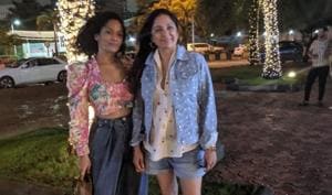 Masaba Gupta with her mother Neena Gupta. Masaba Gupta with her mother Neena Gupta.