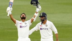 India’s stand-in skipper Ajinkya Rahane scored 12th Test ton against Australia in Melbourne(BCCI/Twitter) India’s stand-in skipper Ajinkya Rahane scored 12th Test ton against Australia in Melbourne(BCCI/Twitter)