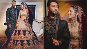 Gauahar-Zaid’s graceful reception look is the fashion note to close 2020 on(Instagram/manishmalhotraworld/gauaharkhan) Gauahar-Zaid’s graceful reception look is the fashion note to close 2020 on(Instagram/manishmalhotraworld/gauaharkhan)