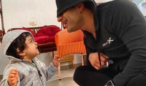 Karan Patel and his daughter, Mehr. Karan Patel and his daughter, Mehr.