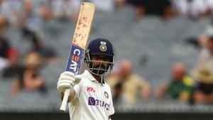 Ajinkya Rahane after scoring his century against Australia in Melbourne(BCCI) Ajinkya Rahane after scoring his century against Australia in Melbourne(BCCI)