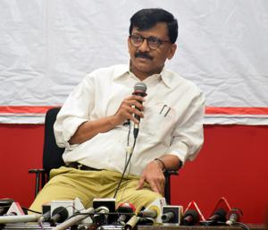 Sanjay Raut.(HT Photo) Sanjay Raut.(HT Photo)
