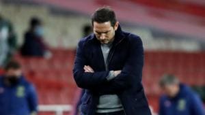 Chelsea manager Frank Lampard.(Pool via REUTERS) Chelsea manager Frank Lampard.(Pool via REUTERS)