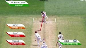 umpire’s call saving Marnus Labuschagne(Twitter/ cricket.com.au) umpire’s call saving Marnus Labuschagne(Twitter/ cricket.com.au)
