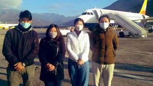 The four space engineers from Bhutan’s department of information technology and telecom will undergo the first phase of training at ISRO’s UR Rao Satellite Centre in Bengaluru from December 28 to February 25.(TWITTER/@RuchiraKamboj.) The four space engineers from Bhutan’s department of information technology and telecom will undergo the first phase of training at ISRO’s UR Rao Satellite Centre in Bengaluru from December 28 to February 25.(TWITTER/@RuchiraKamboj.)