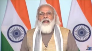 PM Modi launched the National Common Mobility Card on Monday(Screengrab) PM Modi launched the National Common Mobility Card on Monday(Screengrab)
