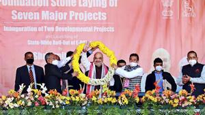 Union Home Minister Amit Shah.(PTI) Union Home Minister Amit Shah.(PTI)