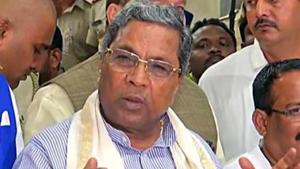 Interestingly Siddarmaiah’s statement comes on a day when the state cabinet decided to promulgate an ordinance to give effect to the contentious anti-cow slaughter bill that is yet to be approved by the legislative council.(ANI) Interestingly Siddarmaiah’s statement comes on a day when the state cabinet decided to promulgate an ordinance to give effect to the contentious anti-cow slaughter bill that is yet to be approved by the legislative council.(ANI)