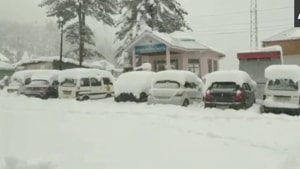 Many areas in the higher reaches of Jammu and Kashmir received fresh snowfall(ANI image) Many areas in the higher reaches of Jammu and Kashmir received fresh snowfall(ANI image)