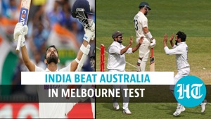 <p>India scripted a famous victory in the Melbourne test to level the series 1-1. Captain Ajinkya Rahane, who is filling in for Virat Kohli, led from the front to take the team to a 8 wicket victory. Rahane scored his 12th test century to put India in front. The Indian bowlers dominated proceedings for most part of the test restricting the hosts to scores of 195 and 200 in their two innings. The seam bowlers led by Jasprit Bumrah and the spin duo of Ravichandran Ashwin & Ravindra Jadeja spun a web around the Australian batting line up. India had to chase 70 runs in their second innings to win the 2nd test. Debutants Shubman Gill and Mohammad Siraj also impressed with their performances in the match. This victory comes after a batting collapse led to India scoring their lowest ever total in the first test at Adelaide. Virat Kohli & Sachin Tendulkar were among the first to congratulate the team on the victory. Watch the full video for all the details.</p> <p>India scripted a famous victory in the Melbourne test to level the series 1-1. Captain Ajinkya Rahane, who is filling in for Virat Kohli, led from the front to take the team to a 8 wicket victory. Rahane scored his 12th test century to put India in front. The Indian bowlers dominated proceedings for most part of the test restricting the hosts to scores of 195 and 200 in their two innings. The seam bowlers led by Jasprit Bumrah and the spin duo of Ravichandran Ashwin & Ravindra Jadeja spun a web around the Australian batting line up. India had to chase 70 runs in their second innings to win the 2nd test. Debutants Shubman Gill and Mohammad Siraj also impressed with their performances in the match. This victory comes after a batting collapse led to India scoring their lowest ever total in the first test at Adelaide. Virat Kohli & Sachin Tendulkar were among the first to congratulate the team on the victory. Watch the full video for all the details.</p>