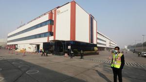 The Cargo Terminal 2 of the Indira Gandhi International Airport, which according to the officials will be used as a Covid-19 vaccine handling and distribution center, is seen during the media preview in New Delhi, India.(Reuters file photo) The Cargo Terminal 2 of the Indira Gandhi International Airport, which according to the officials will be used as a Covid-19 vaccine handling and distribution center, is seen during the media preview in New Delhi, India.(Reuters file photo)