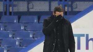 Chelsea's head coach Frank Lampard covers his face during the English Premier League soccer match between Chelsea and Aston Villa in London, England, Monday, Dec. 28, 2020.(AP) Chelsea's head coach Frank Lampard covers his face during the English Premier League soccer match between Chelsea and Aston Villa in London, England, Monday, Dec. 28, 2020.(AP)
