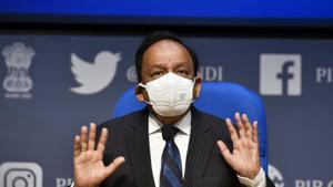 File photo: Union health minister Dr Harsh Vardhan.(Sanjeev Verma/HT PHOTO) File photo: Union health minister Dr Harsh Vardhan.(Sanjeev Verma/HT PHOTO)
