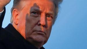 US President Donald Trump waves as he boards Air Force One at Joint Base Andrews in Maryland, US.(REUTERS) US President Donald Trump waves as he boards Air Force One at Joint Base Andrews in Maryland, US.(REUTERS)