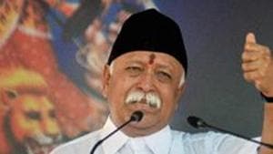 The RSS chief said the journey of ‘Kesari’ during the past 70 years has not been a comfortable one and this fact should be understood by the present generation.(PTI (Representative Image)) The RSS chief said the journey of ‘Kesari’ during the past 70 years has not been a comfortable one and this fact should be understood by the present generation.(PTI (Representative Image))