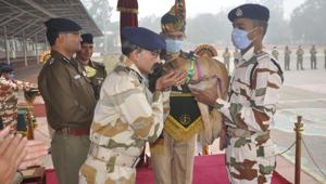 “A formal ‘Naamkaran Ceremony’ was held at National Training Centre for Dogs, ITBP BTC, Bhanu, Panchkula Haryana where the Force had named the 17 Malinois pups born a couple of months ago from ITBP dogs- Gala the Father and Olga and Oleshya the mothers,” the ITBP said.(Twitter/@ITBP_official) “A formal ‘Naamkaran Ceremony’ was held at National Training Centre for Dogs, ITBP BTC, Bhanu, Panchkula Haryana where the Force had named the 17 Malinois pups born a couple of months ago from ITBP dogs- Gala the Father and Olga and Oleshya the mothers,” the ITBP said.(Twitter/@ITBP_official)