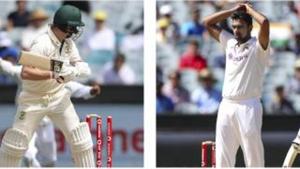 Steve Smith on Ashwin.(AP) Steve Smith on Ashwin.(AP)
