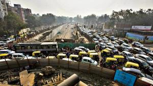 PWD officials said that the year started with assembly elections in Delhi which also affected construction and planning of projects due to model code of conduct being in place for the polls.(HT photo) PWD officials said that the year started with assembly elections in Delhi which also affected construction and planning of projects due to model code of conduct being in place for the polls.(HT photo)