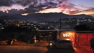 In this file photo, pedestrians seen standing outside roadside shops at dusk in Kohima, capital of Nagaland.(AP) In this file photo, pedestrians seen standing outside roadside shops at dusk in Kohima, capital of Nagaland.(AP)