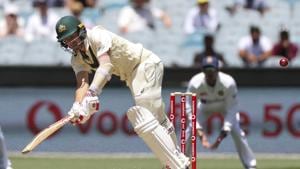 Australia's Joe Burns falls as he plays at the ball while batting during play on day three of the second cricket test between India and Australia at the Melbourne Cricket Ground, Melbourne, Australia, Monday, Dec. 28, 2020.(AP) Australia's Joe Burns falls as he plays at the ball while batting during play on day three of the second cricket test between India and Australia at the Melbourne Cricket Ground, Melbourne, Australia, Monday, Dec. 28, 2020.(AP)
