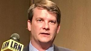 Luke Letlow speaks after qualifying for the Louisiana 5th Congressional District race in Monroe, Louisiana, on July 22.(Reuters file) Luke Letlow speaks after qualifying for the Louisiana 5th Congressional District race in Monroe, Louisiana, on July 22.(Reuters file)