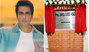 A road in Sonu Sood’s hometown Moga has been named after his late mother.