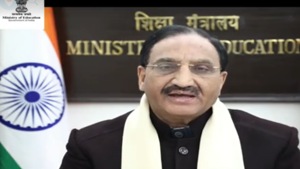Union education minister Ramesh Pokhriyal Nishank announces CBSE board exam dates(Twitter Screengrab) Union education minister Ramesh Pokhriyal Nishank announces CBSE board exam dates(Twitter Screengrab)