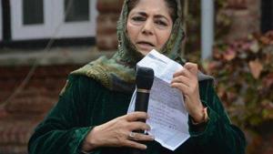 The former chief minister of the erstwhile state of Jammu and Kashmir demanded that any questioning of her or her family members or checking of their devices should be done under an impartial judicial authority. (Photo @jkpdp) The former chief minister of the erstwhile state of Jammu and Kashmir demanded that any questioning of her or her family members or checking of their devices should be done under an impartial judicial authority. (Photo @jkpdp)