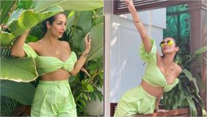 Malaika Arora in Rs 6k outfit gives holiday fashion new meaning(Instagram) Malaika Arora in Rs 6k outfit gives holiday fashion new meaning(Instagram)