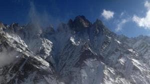 Scientists had revealed about three years ago that a very wide artificial lake had formed at the mouth of the Gaumukh glacier due to piling up of very high debris at the mouth of the stream, which could result in a disaster like Kedarnath.(Courtesy- DMMC) Scientists had revealed about three years ago that a very wide artificial lake had formed at the mouth of the Gaumukh glacier due to piling up of very high debris at the mouth of the stream, which could result in a disaster like Kedarnath.(Courtesy- DMMC)