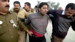 Kapil Gujjar had fired multiple shots at Shaheen Bagh where people were protesting against the CAA on February 1, 2020.(REUTERS File) Kapil Gujjar had fired multiple shots at Shaheen Bagh where people were protesting against the CAA on February 1, 2020.(REUTERS File)