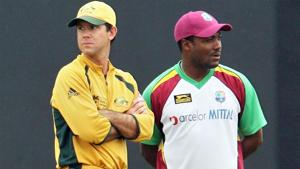 Ricky Ponting with Brian Lara in 2007.(Getty Images) Ricky Ponting with Brian Lara in 2007.(Getty Images)