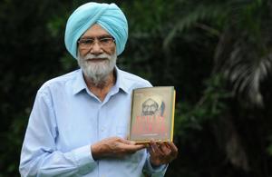 Gurinder Singh Kairon releasing the book, Partap Singh Kairon: A Visionary, in Chandigarh in August last year. He co-authored the book with Panjab University historian M Rajivlochan and his civil servant wife Meeta.(Keshav Singh/HT file) Gurinder Singh Kairon releasing the book, Partap Singh Kairon: A Visionary, in Chandigarh in August last year. He co-authored the book with Panjab University historian M Rajivlochan and his civil servant wife Meeta.(Keshav Singh/HT file)