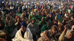 Security remained tight at the national capital’s borders with hundreds of personnel deployed at Singhu, Ghazipur and Tikri border points, where the farmers have been camping for more than a month now.(Biplov Bhuyan/HT PHOTO) Security remained tight at the national capital’s borders with hundreds of personnel deployed at Singhu, Ghazipur and Tikri border points, where the farmers have been camping for more than a month now.(Biplov Bhuyan/HT PHOTO)