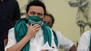 “Being the first state to have given farm loan waiver and free electricity to farmers, it is imperative that Tamil Nadu stands by the farmers during this period of crisis for them and help in realisation of their demands,” M K Stalin said.(AFP) “Being the first state to have given farm loan waiver and free electricity to farmers, it is imperative that Tamil Nadu stands by the farmers during this period of crisis for them and help in realisation of their demands,” M K Stalin said.(AFP)