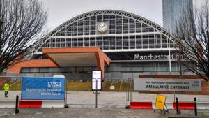 A spokeswoman for the National Health Service (NHS) said the Nightingale hospital in London was being prepared to reopen if needed.(Bloomberg) A spokeswoman for the National Health Service (NHS) said the Nightingale hospital in London was being prepared to reopen if needed.(Bloomberg)