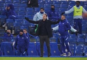Chelsea manager Frank Lampard.(Pool via REUTERS) Chelsea manager Frank Lampard.(Pool via REUTERS)