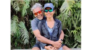 Milind Soman reveals how he welcomed 2021(Instagram/milindrunning) Milind Soman reveals how he welcomed 2021(Instagram/milindrunning)