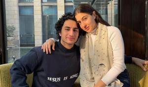 Sara Ali Khan celebrated New Year with her brother, Ibrahim Ali Khan, and some close friends. Sara Ali Khan celebrated New Year with her brother, Ibrahim Ali Khan, and some close friends.