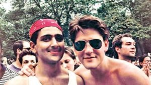 Parvin Dabas (left) with his best friend, Terence Joyce, at the Gypsy King concert in Central Park, New York Parvin Dabas (left) with his best friend, Terence Joyce, at the Gypsy King concert in Central Park, New York